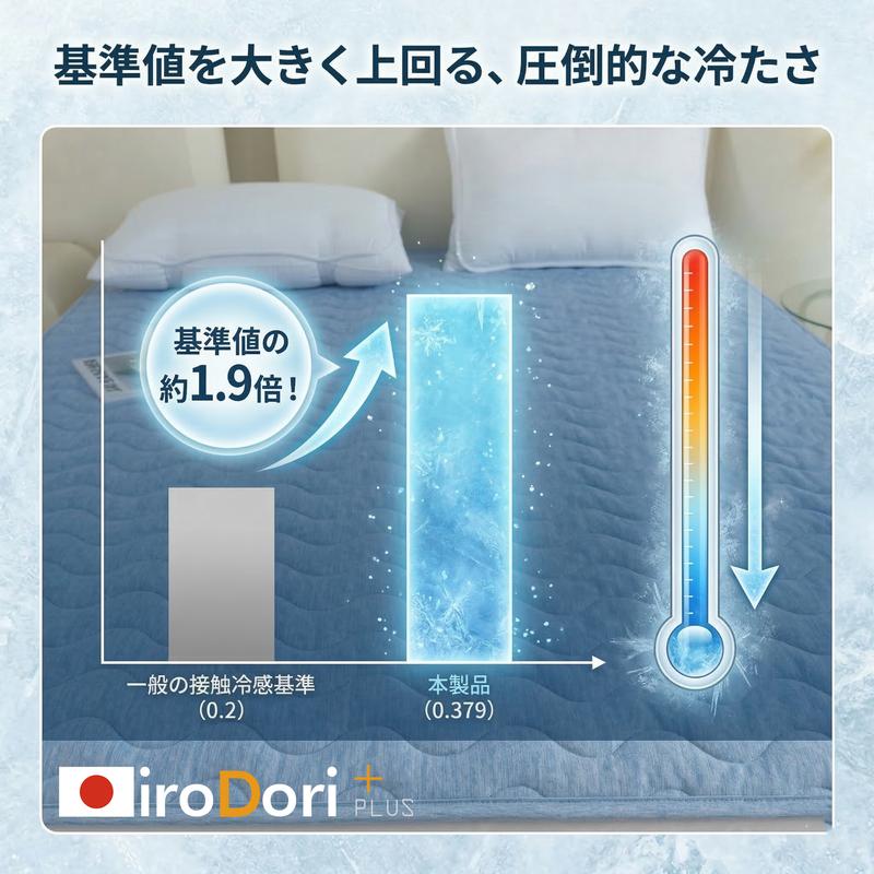 接触冷感 リバーシブル 冷感敷きパッド