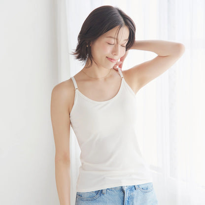 ズレないカップ付き オールインワンブラトップ
