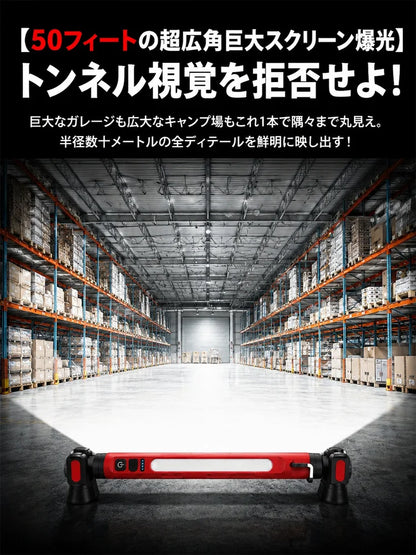 超高輝度 COB LED 多機能防災ワークライト