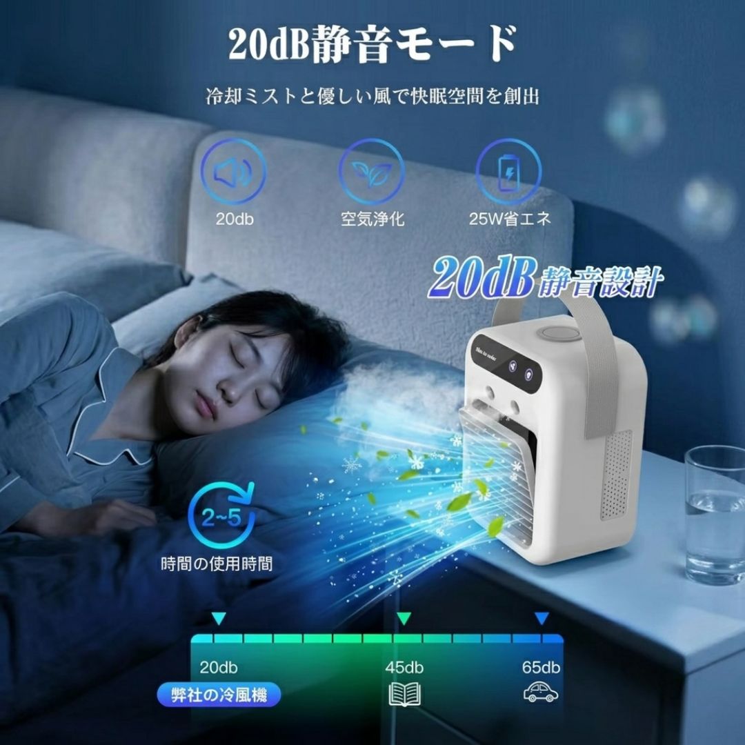 🏆 CoolNest™ 日本No.1 ポータブル冷風機 2026