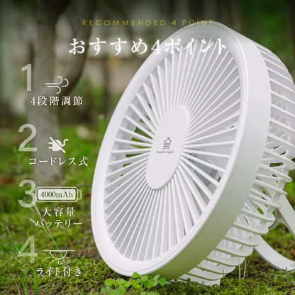 マグネットリモコン付き3WAY扇風機
