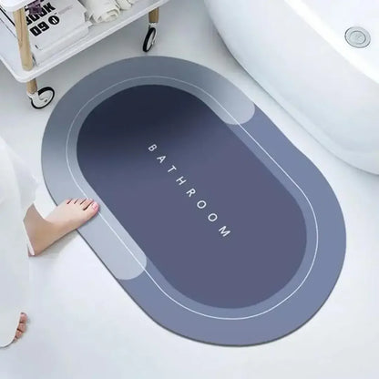 吸水速乾バスマット｜滑り止め付き・やわらか快適、浴室の床を清潔に